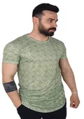 Yeşil Desenli T-Shirt - 1