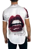 Baskılı Spor Beyaz T-shirt - 3