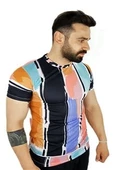 Karışık Desenli T-Shirt - 1