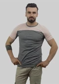 Gri Pembe Erkek T-shirt 10122 thumbnail 2