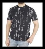 Siyah Yazılı T-shirt 10108 thumbnail 1