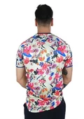 Sarı Çiçekli T-Shirt - 3