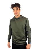 Erkek Sweatshirt Haki - 1