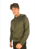 Erkek Sweatshirt Haki - 2