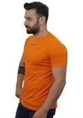 Eleven Baskılı Erkek Tişört - Turuncu thumbnail 2