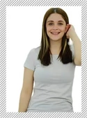 Gri Çizgili Bayan T-Shirt - 3