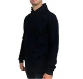 Basic Siyah Sweatshirt - 1