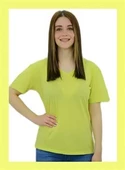 Basic Neon Yeşil T-Shirt thumbnail 2