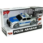 Vardem 1:16 Sürtmeli Sesli Işıklı Polis Arabası WY620A B C - 3