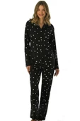Eros 952 Kadın Puanlı Önden Düğmeli Pijama Takımı - 2