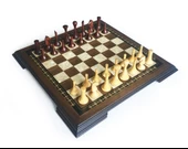 Helena Wood Art Masif Ceviz Sedefli Satranç Takımı 42 cm - 5