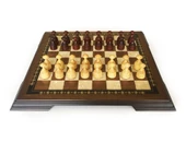 Helena Wood Art Masif Ceviz Sedefli Dama Takımı 42 cm Kahve-50mm thumbnail 2