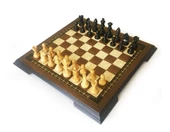 Helena Wood Art Masif Ceviz Sedefli Satranç Takımı 42 cm - 1