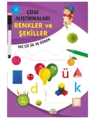 Çizgi Alıştırmaları Renkler ve Şekiller 0 6 Yaş Yayınları - 1
