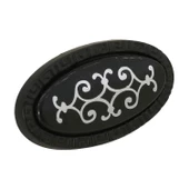 Seçil Düğme Kulp Çekmece Dolap Dolabı Kapak Kulpu Kulpları Kulbu Siyah (4 ADET) Mobilya Mutfak thumbnail 2