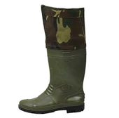 Gezer Konç Çizme No:44 Yeşil Kamuflaj - 1