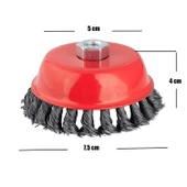 Gfb Çanak Fırça Burgulu 75 mm - 4