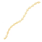 925 Ayar Gümüş Kar Tanesi Model Bileklik thumbnail 2