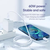 Joyroom S-M412 60W Type-C / Type-C Hızlı Şarj Kablosu 1m - 4