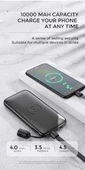 Joyroom D-M224 10000mAh Powerbank Kablolu ve Kablosuz Şarj Cihazı - 8