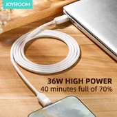 Joyroom  İphone Lightning to Type-C PD Hızlı Şarj Kablosu 1M - 4