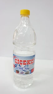 Çiçekçi Oto Saf Su Ve Ütü Akü Ve Radyatör Suyu 2 Adet 1 Litre Pet Kilitli Kapaklı - 1