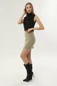 DRR Moda Scuba Kumaş Kısa Etek - 9
