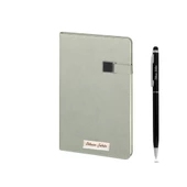 İsme Kişiye Özel Termo Deri Mıknatıslı Kemerli Defter Kalem Seti - 2