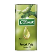 Çotanak 5 lt Teneke Fındık Yağı - 1