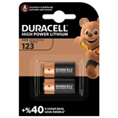 DURACELL ULTRA LİTYUM CR123A 2Lİ - 1