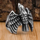 Kartal Tasarımlı 925 Ayar Gümüş Yüzük thumbnail 1