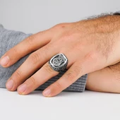 Nalı Şerif 925 Ayar Gümüş Yüzük thumbnail 2