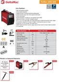 Gekamac Power Arc 250 Mma Inverter Kaynak Makinesi - 2