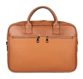 Unisex 15.6'' Deri Evrak ve Laptop Çantası - 2