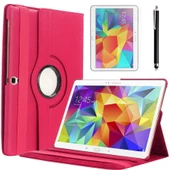 Galaxy Tab 4 10.1 T530 Zore Dönebilen Standlı Tablet Kılıfı - 8