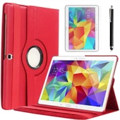 Galaxy Tab 4 10.1 T530 Zore Dönebilen Standlı Tablet Kılıfı - 4