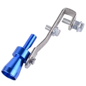 Turbo Islık Sesi Veren Egzoz Aparatı Islık Egsoz Mavi - 2