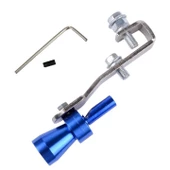 Turbo Islık Sesi Veren Egzoz Aparatı Islık Egsoz Mavi - 3