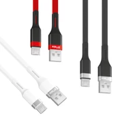 FitPlus Premium PS-301 Micro USB Data/Şarj Kablosu 2.4A 1mt - 1