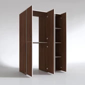 Kenzlife çamaşır-kurutma makinesi dolabı kapaklı yaromira cvz 180*120*60 banyo arkalıksız thumbnail 7