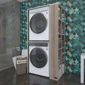 Kenzlife çamaşır-kurutma makinesi dolabı bolodenka crd 180*090*60 banyo kapaksız arkalıksız thumbnail 1