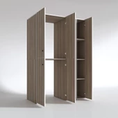 Kenzlife çamaşır-kurutma makinesi dolabı kapaklı yaromira crd 180*120*60 banyo arkalıksız thumbnail 7