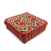 Shark Anatolia Şark Köşesi Masası Puf Kilim Kırmızı - 1