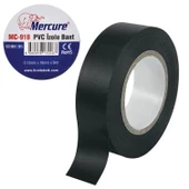 Mercure Elektrikçi Bandı Siyah İzole Elektirik Bant Bandı Pvc 9 Metre - 1