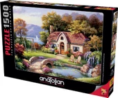 Anatolian 1500 Parça Puzzle : Taş Köprü Konağı thumbnail 2