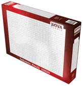 Nova Puzzle 1000 Parça Beyaz İmkansız Puzzle - Fantastik Kesim - Profesyonellere Özel thumbnail 1