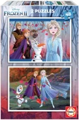 Educa 2x48 Parça Frozen 2 Puzzle Yapboz - 1