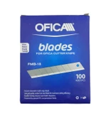 Ofica Maket Bıçağı Yedeği 18 mm Geniş 100'lü Paket - 1