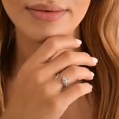 925 Ayar Gümüş Minik Yılan Yüzük thumbnail 1