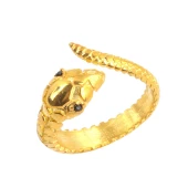 925 Ayar Gümüş Minik Yılan Yüzük thumbnail 11